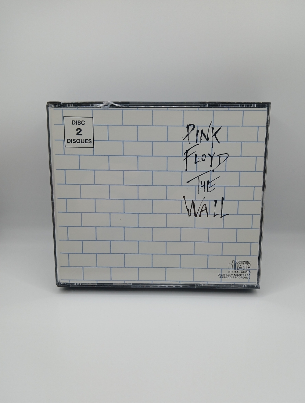Pink Floyd "The Wall" CD - White Brick Artwork 2-CD Album Set